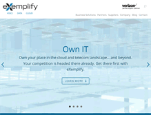 Tablet Screenshot of exemplifygroup.com